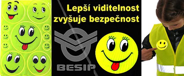 Reflexní samolepky - smajlíci sa…