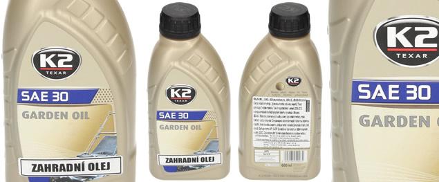 K2 SAE 30 600 ml - zahradní olej