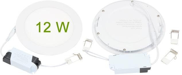 LED stropní panel zápustný 12W k…