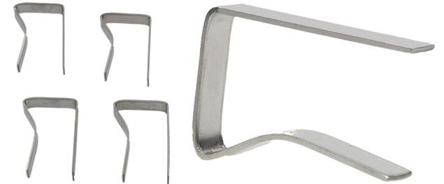 Spona na ubrus 4 ks nerez 