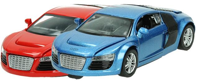 Natahovací svítící auto na baterie s alarmem