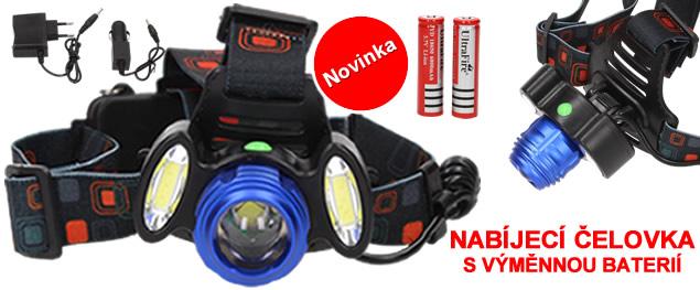 Nabíjecí výkonná čelovka HEADLIG…