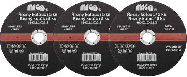 Řezný kotouč na kámen 180 mm