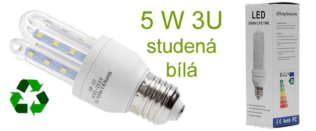 LED žárovka s efektem plamene 7W 