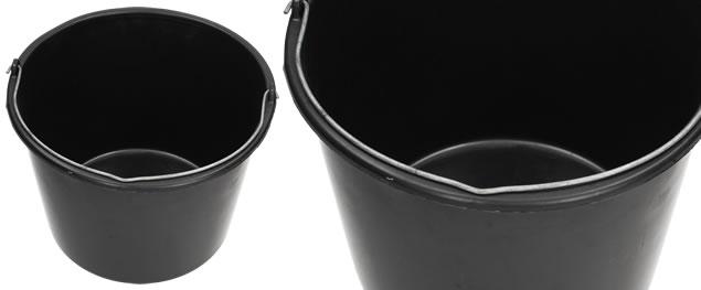 Kýbl plastový 12 l černý