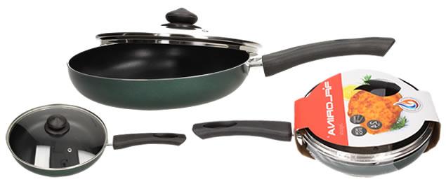 Nepřilnavá pánev s pokličkou JAGODA 24 cm