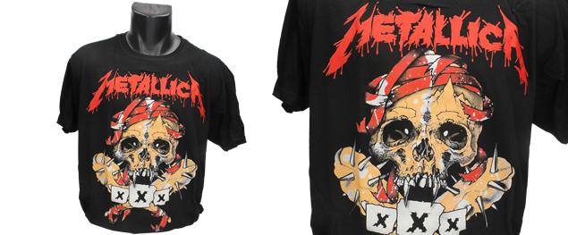 Tričko Metallica, červený nápis