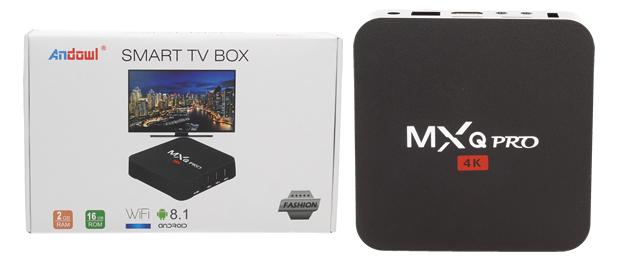 TV BOX Multimediální centrum MXQ Pro 4K