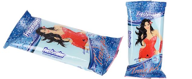 Freshmaker vlhčené ubrousky 15ks Trendy Girl