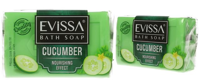 Evissa mýdlo na obličej i tělo cucumber 150g