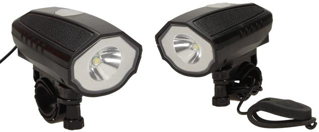 LED přední světlo na kolo s držá…