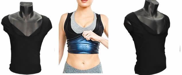 Dámské zeštíhlující tílko podporující pocení Sweat & Shaper L/XL 