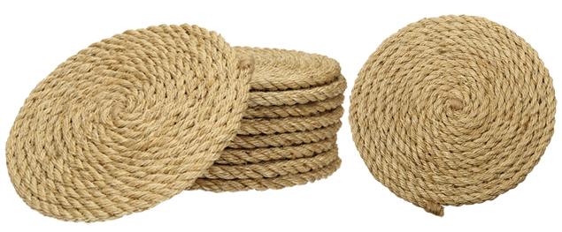 Sisalové prostírání 18 cm 1 kus