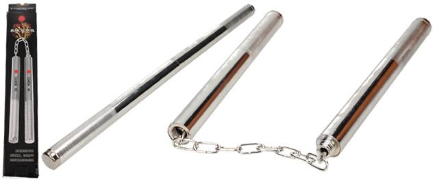 Kovový nunchaku 2v1