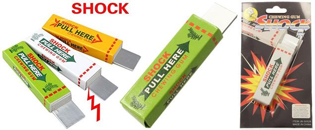 Crazy žvýkačky SHOCK s elektrick…