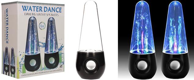 USB tančící vodní LED reproduktory 6W