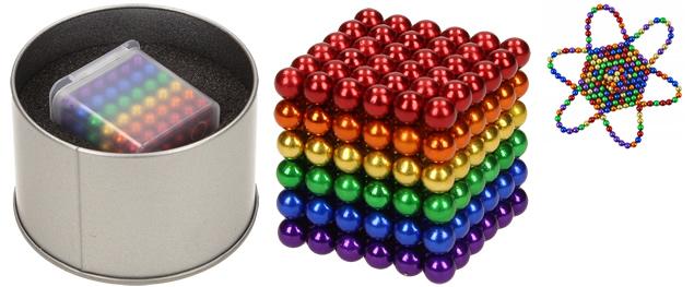 Barevné magnetické kuličky 5 mm 