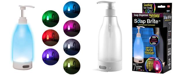 Svítící LED dávkovač mýdla Soap …