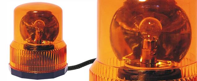 Výstražný zábleskový maják 12V