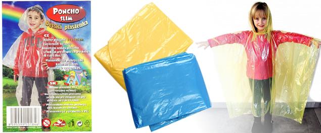 Dětská pláštěnka poncho slim