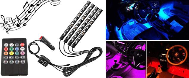 LED pásky RGB do auta Music