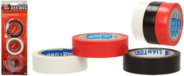  Sada izolačních samolepících pásek 3ks- bílá, černá,červená