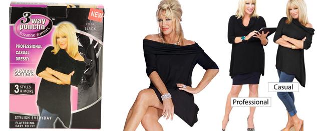 3 v 1 pončo Suzanne