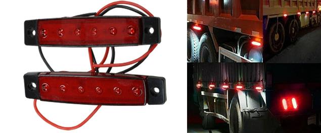 2 Kusy Boční obrysové světlo čer&hellip;