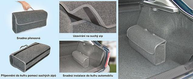 Praktická brašna do kufru auta