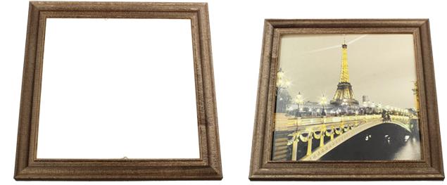 Rámeček dřevěný 15x15 cm