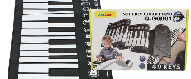 Skládací Soft KeyBoard Piano 49 …