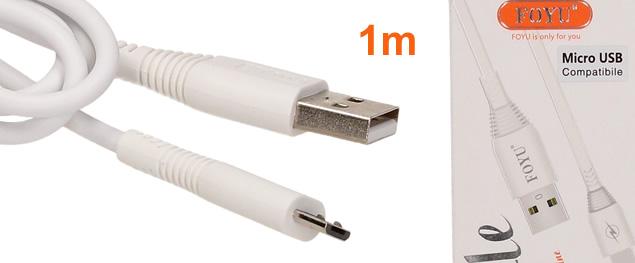 Nabíjecí kabel micro USB 1m FO-527