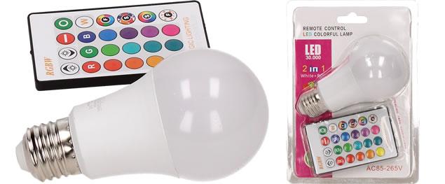 LED žárovka s efektem plamene 7W 