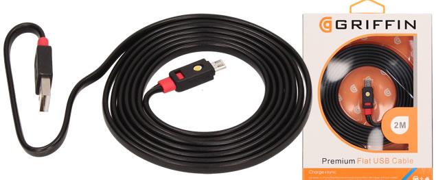 Premium Flat USB Cable Micro USB…