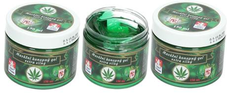 Masážní konopný gel extra silný 150 ml