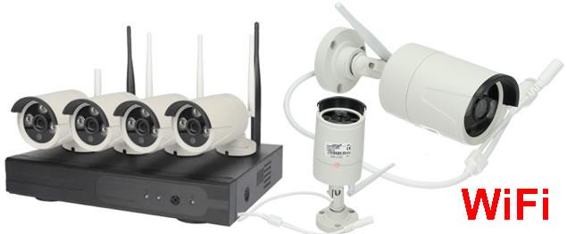 Jortan bezdrátový 1024P bezpečnostní systém 4 kamer WIFI/IP