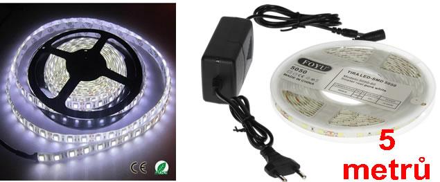 Profi LED pásek RGB 5m s čipy SMD5050