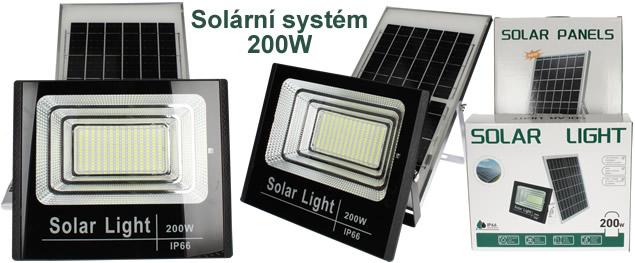 Solární systém LED reflektor 200…