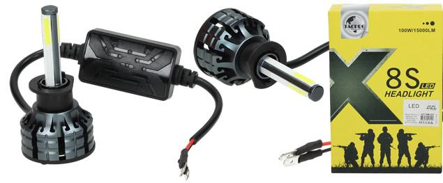 H1 LED žárovky X8S 9-22V 100W sa…