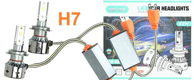 Aerbes H7 žárovka LED D8 6000K sada 2 kusy AB-D8