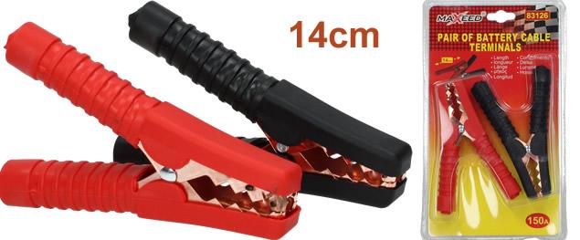 Svorky pro startovací kabely 150A 14cm Maxeed