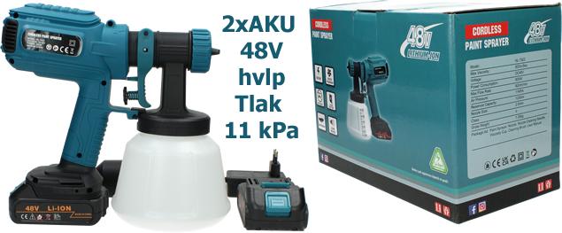 Aku vrtací kladivo Nakida 24ks v kufříku včetně 2ks baterií s příklepem HT-5708-S