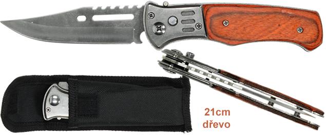Hobby lovecký nůž se zahnutým ostří 2barevný