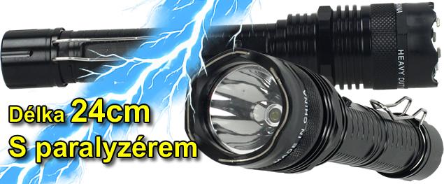 Výkonná nabíjecí baterka s paral&hellip;