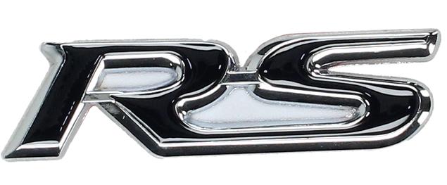 Kovová samolepka RS – černá (9 ×&hellip;