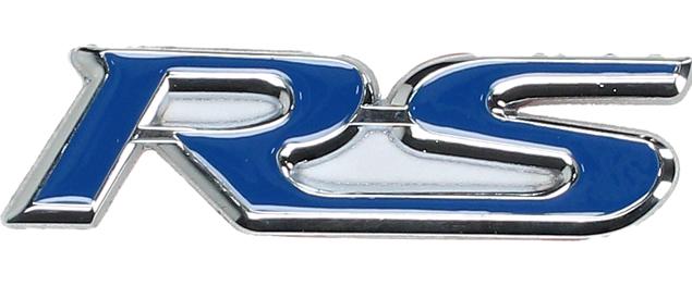 Kovová samolepka RS – modrá (9 ×&hellip;