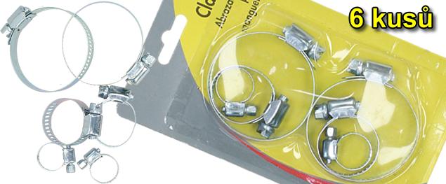 Sada kovových spon na hadice – 6&hellip;