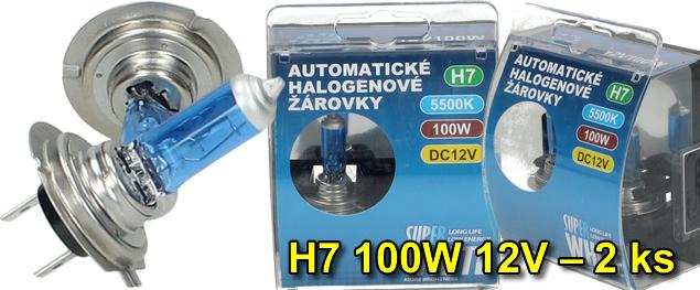 Halogenové žárovky H7 100W 5500K&hellip;