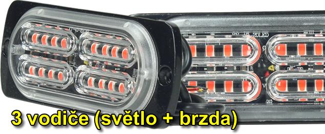 LED světla pro denní svícení 6 LED