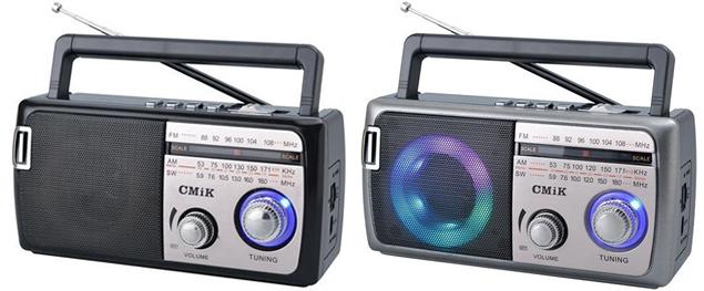 Přenosné nabíjecí rádio CMiK MK-&hellip;